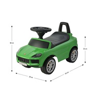 Milly Mally Porsche Cayenne S green ride-on car