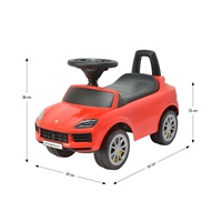 Milly Mally Porsche Cayenne S red ride-on car