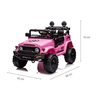 Electric baby car Milly Mally Toyota FJ Cruiser Pink