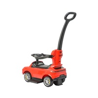 Milly Mally Porsche Cayenne red ride-on car with guide rod