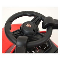 Milly Mally Porsche Cayenne red ride-on car with guide rod