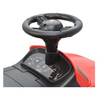 Milly Mally Porsche Cayenne red ride-on car with guide rod