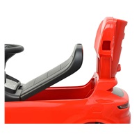 Milly Mally Porsche Cayenne red ride-on car with guide rod