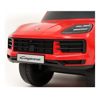 Milly Mally Porsche Cayenne red ride-on car with guide rod