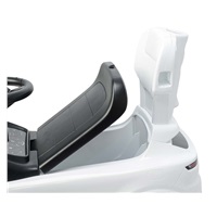 Milly Mally Porsche Cayenne white ride-on car with guide rod