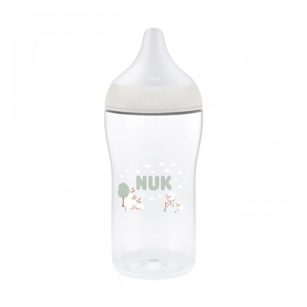 NUK Perfect Match Baby Bottle with Temperature Control Sheep 260 ml