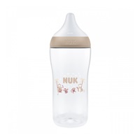 NUK Perfect Match Baby Bottle with Temperature Control XL Monkey 360 ml