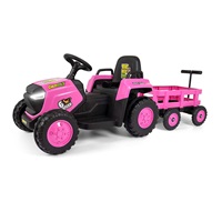 Electric tractor with trailer Milly Mally Rolly pink