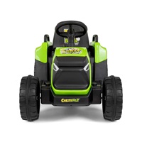 Electric tractor with trailer Milly Mally Rolly green
