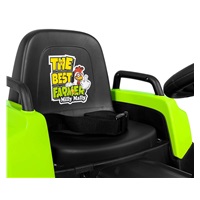 Electric tractor with trailer Milly Mally Rolly green