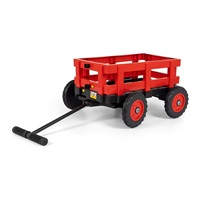 Electric tractor with trailer Milly Mally Rolly red