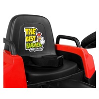 Electric tractor with trailer Milly Mally Rolly red