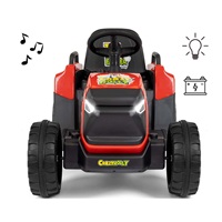 Electric tractor with trailer Milly Mally Rolly red