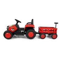 Electric tractor with trailer Milly Mally Rolly red