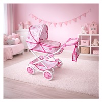 Stroller for Dolls  2in1 New Baby Monika Flowers