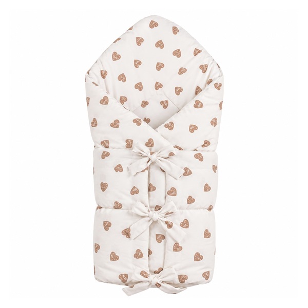 Classic lace-up wrap New Baby hearts