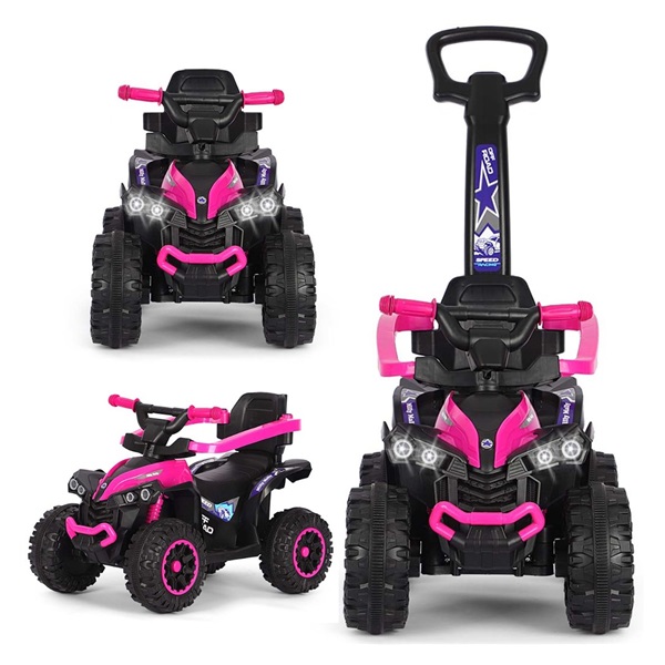 Milly Mally ride-on car Wild 3in1 pink