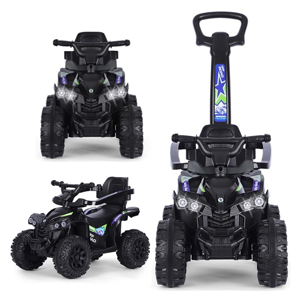 Milly Mally ride-on car Wild 3in1 black