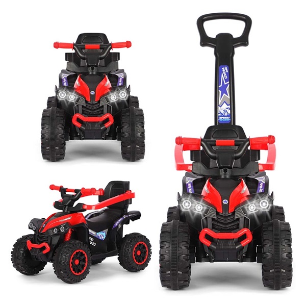 Milly Mally ride-on car Wild 3in1 red
