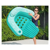 Deluxe Chair Inflatable Mattress – Luxury Floating Chair for Maximum Relaxation Bestway  1,45m x 1,2m mint