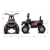 Ford F-150 Raptor Milly Mally Electric Ride-On Car black