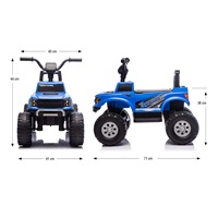 Ford F-150 Raptor Milly Mally Electric Ride-On Car blue