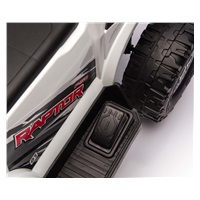Ford F-150 Raptor Milly Mally Electric Ride-On Car white