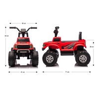 Ford F-150 Raptor Milly Mally Electric Ride-On Car red