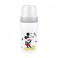 NUK Perfect Match Baby Bottle with Temperature Control Disney Mickey 260 ml grey