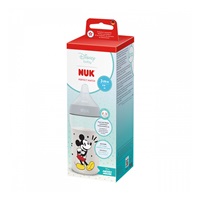 NUK Perfect Match Baby Bottle with Temperature Control Disney Mickey 260 ml grey