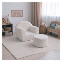 Children‘s pouffe New Baby Teddy cream