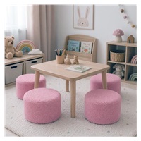 Children‘s pouffe New Baby Teddy pink