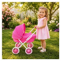 Baby stroller for dolls New Baby Annie pink