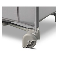 Milly Mally Mirage grey travel cot in a portable bag