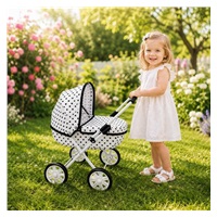 Baby stroller for dolls New Baby Annie dots