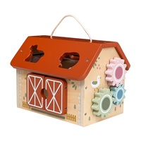 Wooden Montessori Farm House Baby Mix