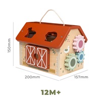 Wooden Montessori Farm House Baby Mix