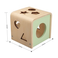 Montessori Shape Sorting Cube Baby Mix