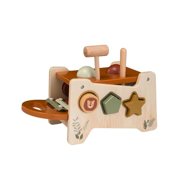 Wooden Hammering Toy with Xylophone Baby Mix