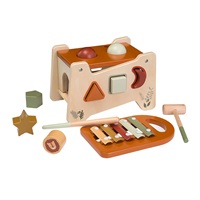 Wooden Hammering Toy with Xylophone Baby Mix