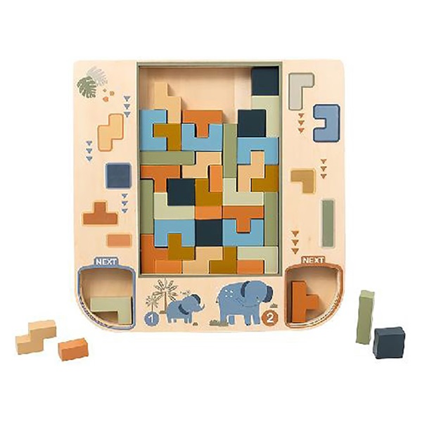 Wooden 3D Tetris Puzzle Baby Mix