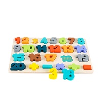 Wooden Number Puzzle Baby Mix