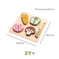 Wooden Vegetable Cutting Set Baby Mix