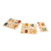 Wooden Number Puzzle for Little Ones Baby Mix