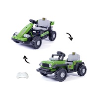 Electric baby car Milly Mally Prime 2w1 green