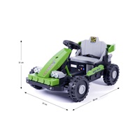 Electric baby car Milly Mally Prime 2w1 green