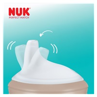 NUK Perfect Match Learner Bottle 150 ml with Silicone Spout and Temperature Control Sheep