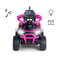 Star ATV Milly Mally Electric Ride-On Car 2 in 1 pink