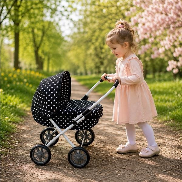 Baby stroller for dolls New Baby Annie black