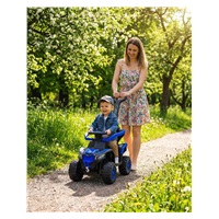 Baby Mix Ruggy electric ride-on with guiding rod blue (Damaged package)